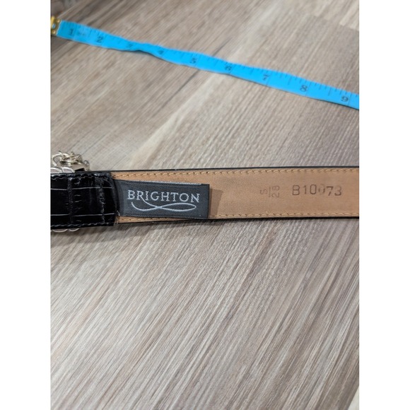 Brighton Women's Belt, Size Small, Black Leather, Western, Made in USA - Picture 5 of 7